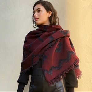 Wilfred Diamond Mosaic Blanket Scarf
